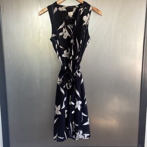 Midi Black & White Dress